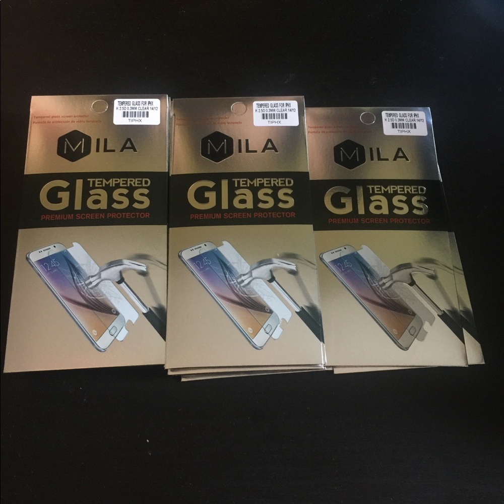 Tempered Glass screen protector for IPhone 8-X